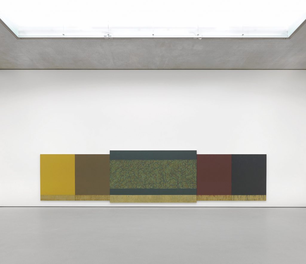 Brice Marden, Moss Sutra with the Seasons (2010–15). Collection of Mitchell Rales and Emily Wei Rales, Glenstone, Potomac, Maryland. Photo by Ron Amstutz.